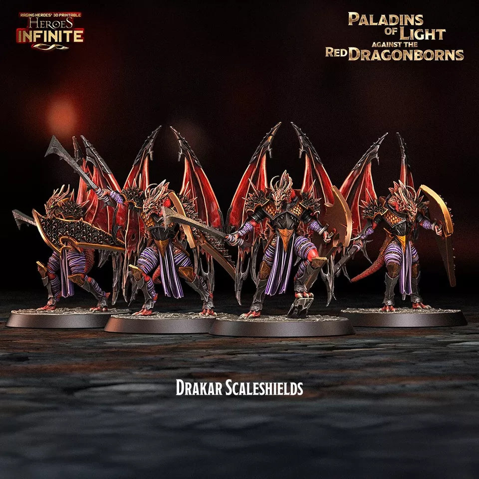 Drakar Scaleshields - 5-Man Squad