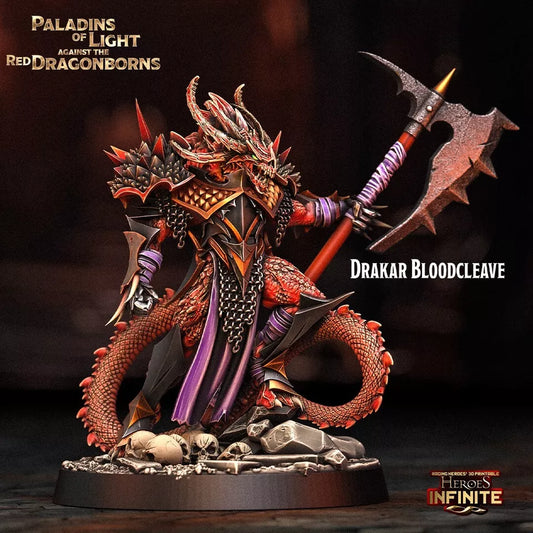 Drakar Bloodcleave – Exquisite 32mm Heroic Scale Miniature