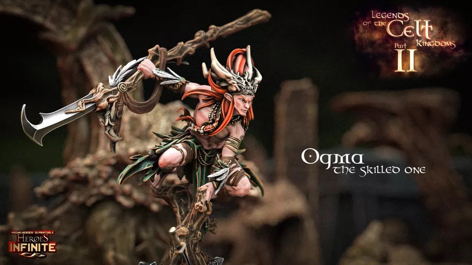 Ogma the Skilled One - Miniature Model