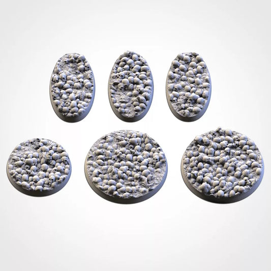 Skull Thematic Bases 10 Pack For Miniatures