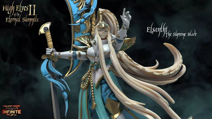 Elsanthi, the Supreme Blade - Eternal Summits | Compatible with Tabletop Wargames