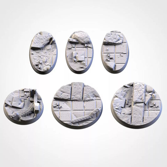 City Ruins Thematic Bases 10 Pack For Miniatures