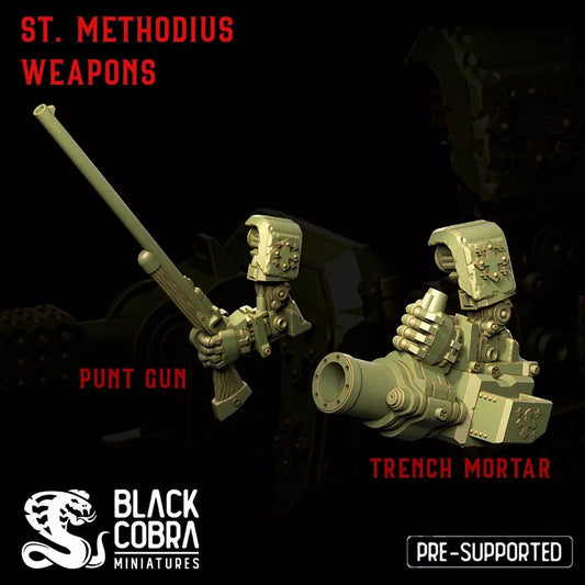 Shrine Anchorite Extra, St. Methodius - Trench Warband Miniatures | Compatible with Tabletop Wargames