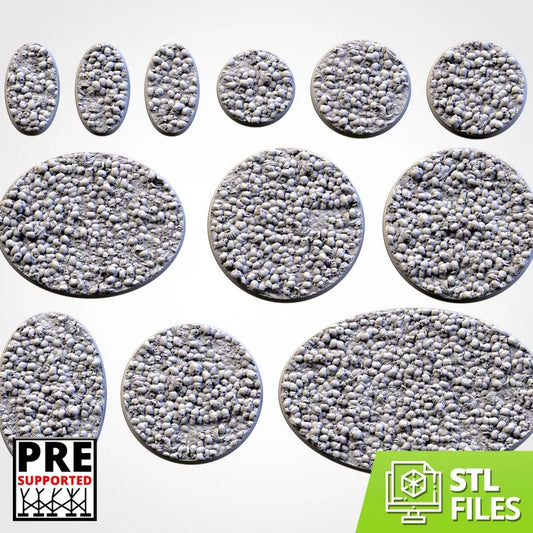 Skull Thematic Bases 10 Pack For Miniatures