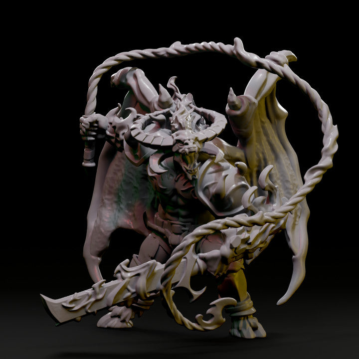 Balor: 3D Resin Printed DnD (D&D) Pathfinder Miniatures