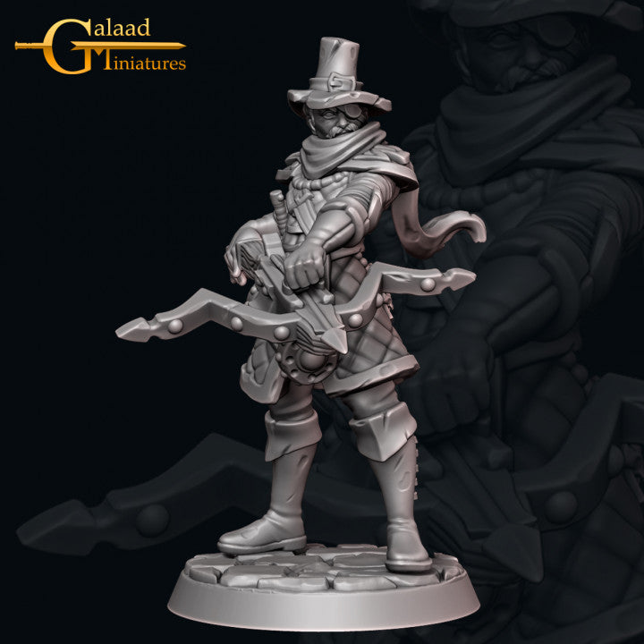 Hunter-03: 3D Resin Printed DnD (D&D) Pathfinder Miniatures