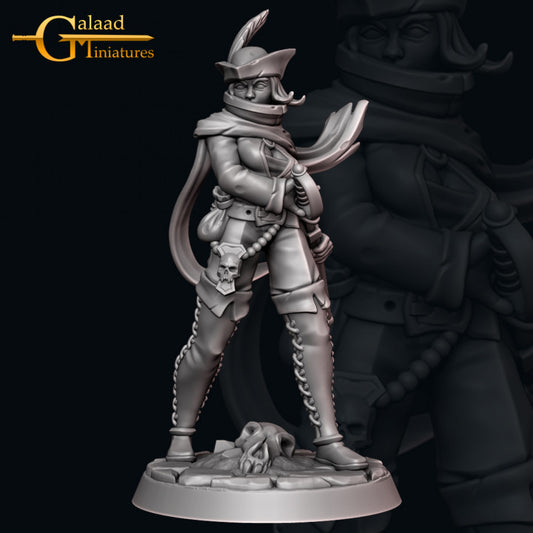 Hunter-04: 3D Resin Printed DnD (D&D) Pathfinder Miniatures