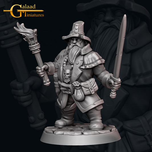 Hunter-05: 3D Resin Printed DnD (D&D) Pathfinder Miniatures