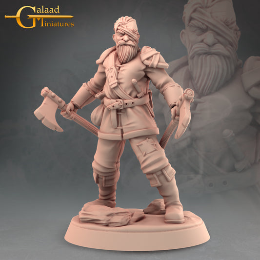 Bandit -02: 3D Resin Printed DnD (D&D) Pathfinder Miniatures