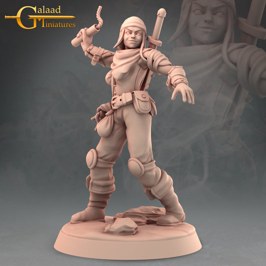 Bandit -05: 3D Resin Printed DnD (D&D) Pathfinder Miniatures