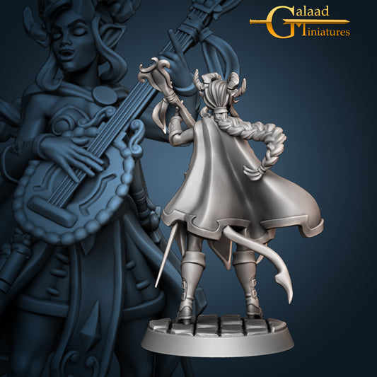 Astonia Tiefling Bard: For D&D Campaigns & Tabletop Games