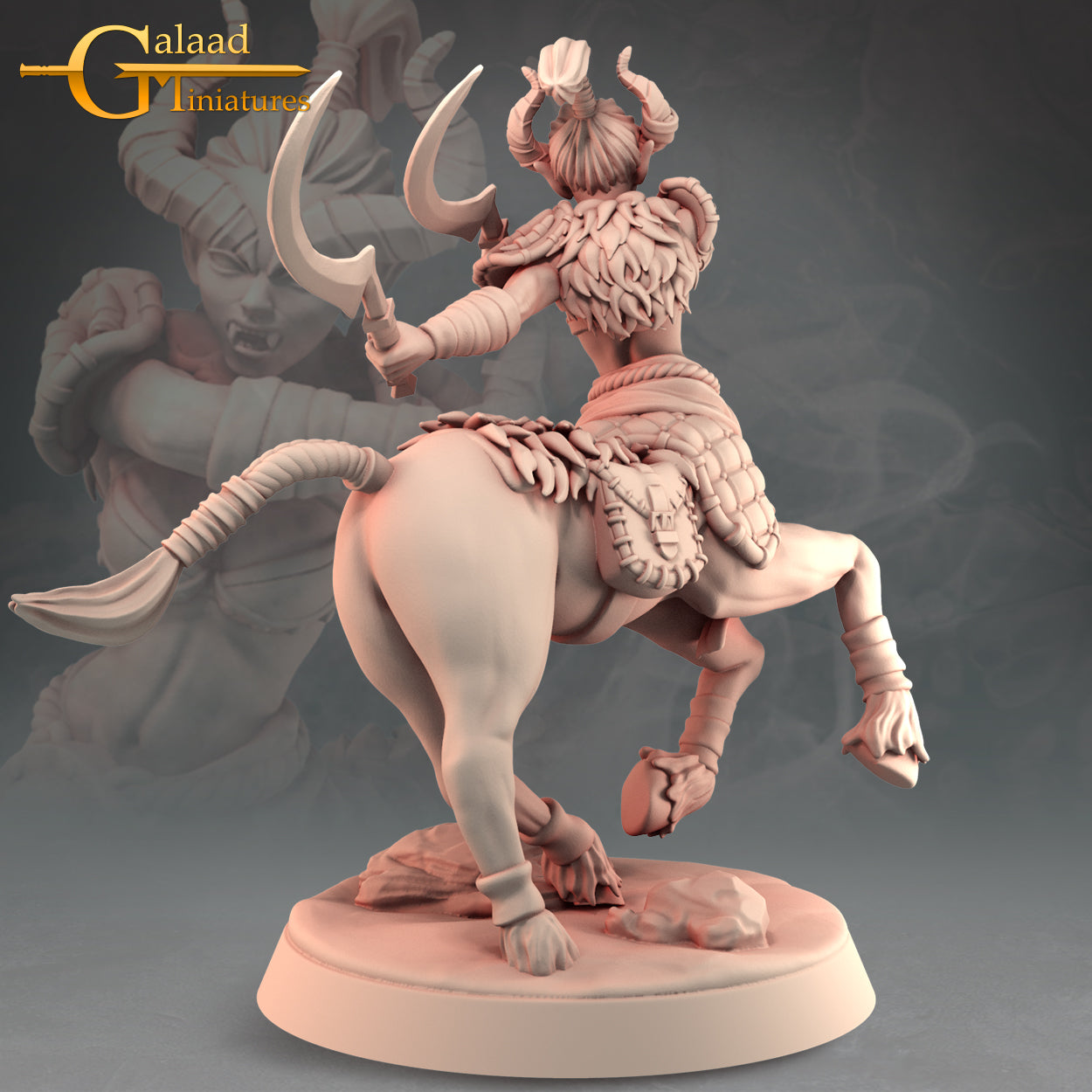 Centaur -03B: 3D Resin Printed DnD (D&D) Pathfinder Miniatures