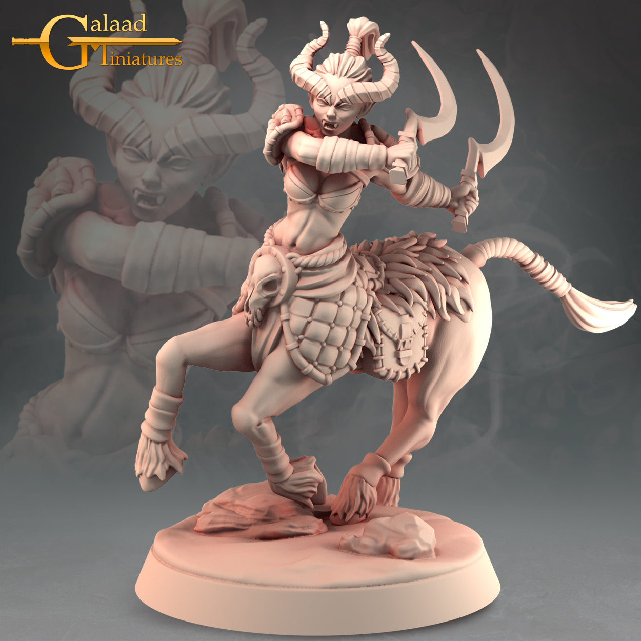 Centaur -03B: 3D Resin Printed DnD (D&D) Pathfinder Miniatures