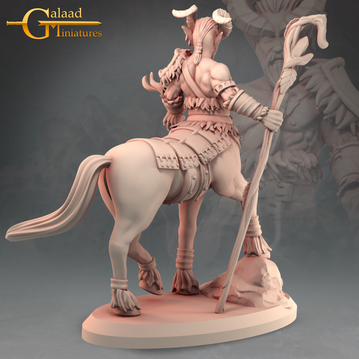 Centaur -05: 3D Resin Printed DnD (D&D) Pathfinder Miniatures