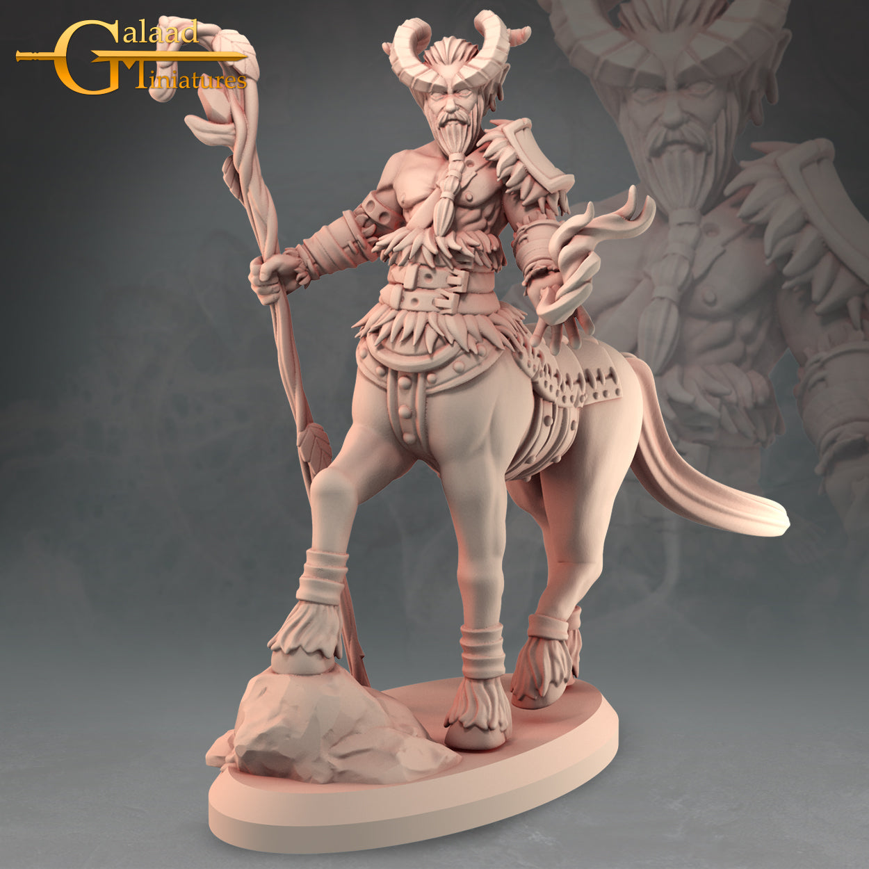 Centaur -05: 3D Resin Printed DnD (D&D) Pathfinder Miniatures