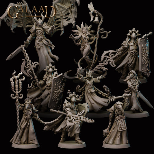 Darkness Rises Set: 3D Resin Printed DnD (D&D) Pathfinder Miniatures