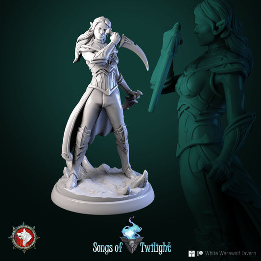 Drow Female Assassin 01 For D&D Campaigns & Tabletop Games