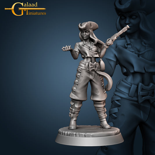 Pirate Female Shipmate-01: For D&D Campaigns & Tabletop Games