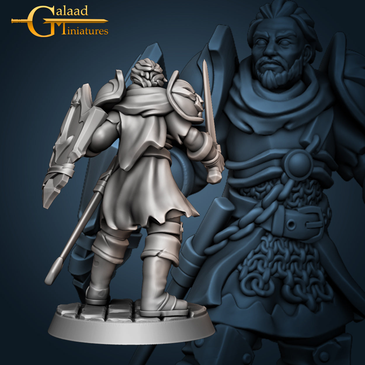 Rendal Male Fighter: For D&D Campaigns & Tabletop Games