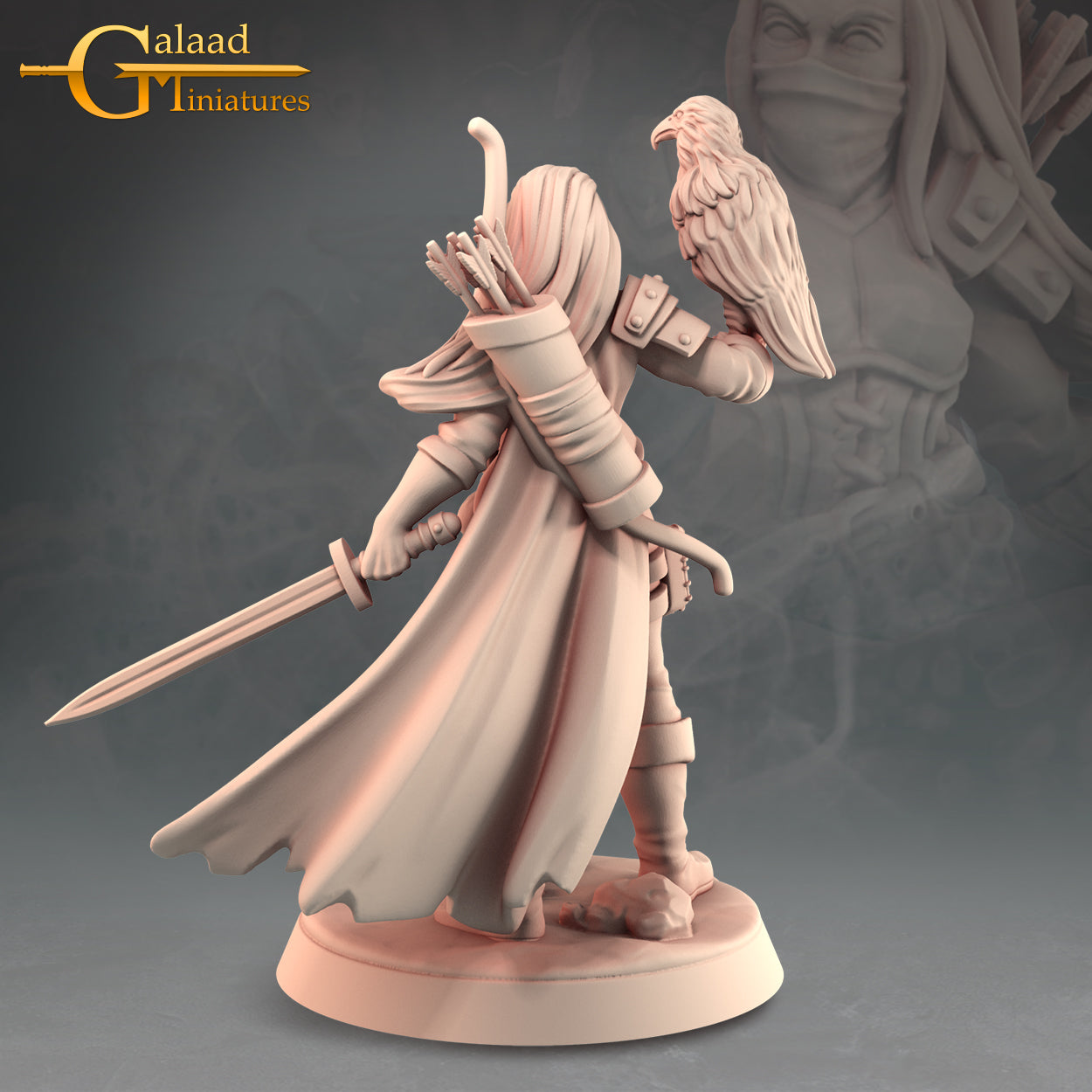 Scout -02: 3D Resin Printed DnD (D&D) Pathfinder Miniatures