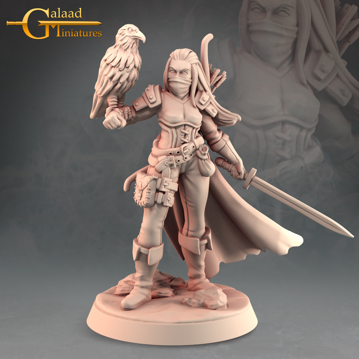 Scout -02: 3D Resin Printed DnD (D&D) Pathfinder Miniatures