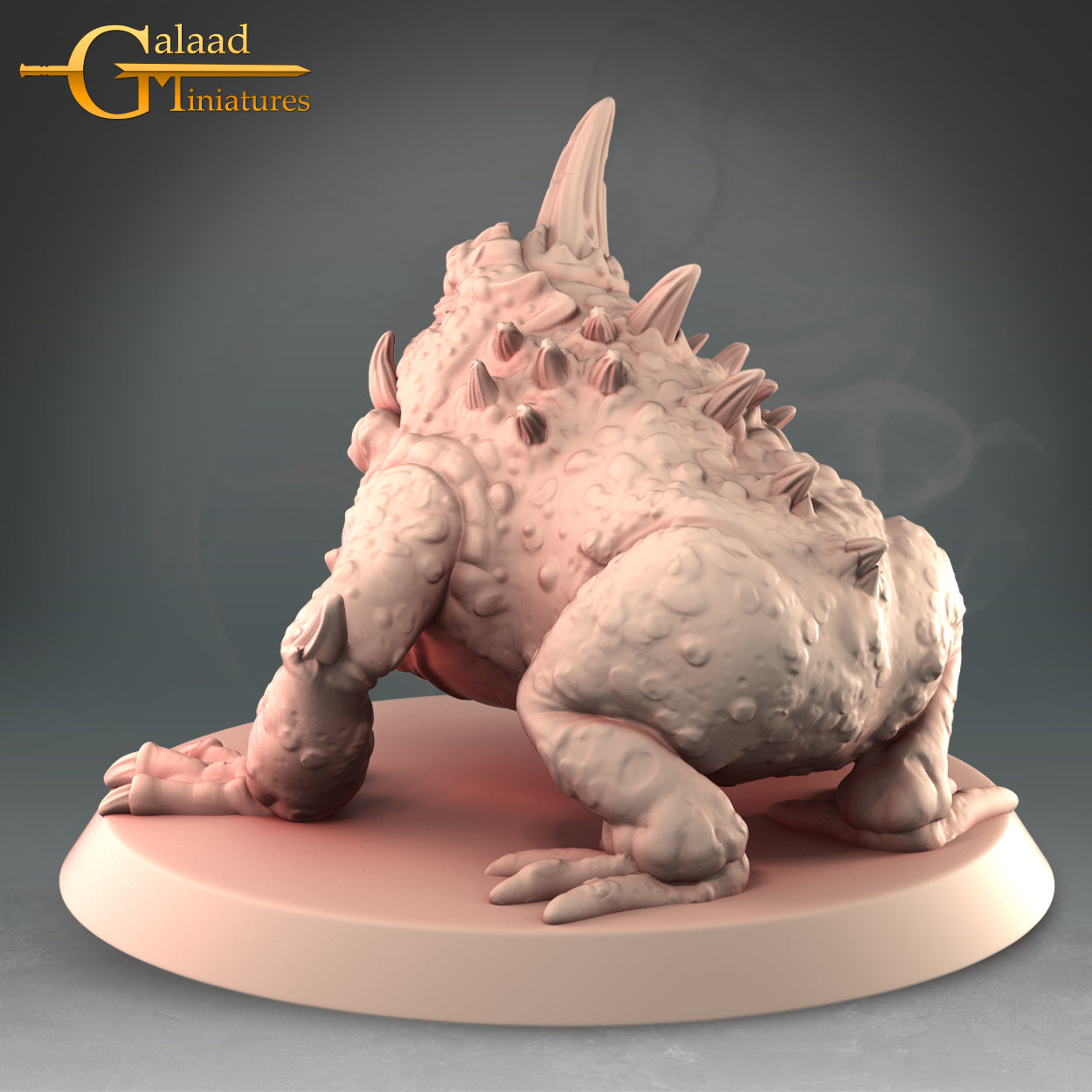 Giant Toad: 3D Resin Printed DnD (D&D) Pathfinder Miniatures