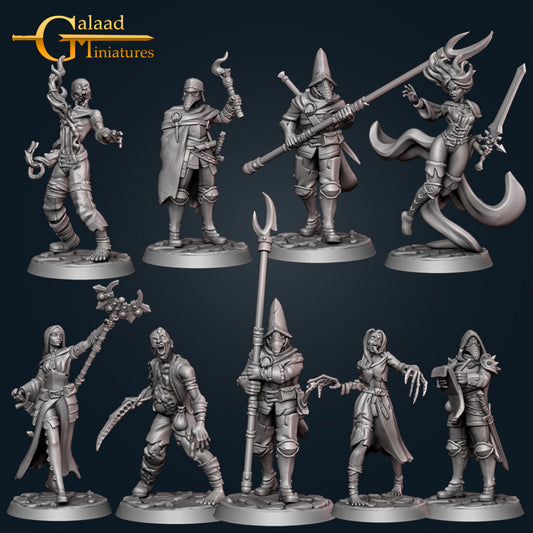 Monster Hunters Set: 3D Resin Printed DnD (D&D) Pathfinder Miniatures