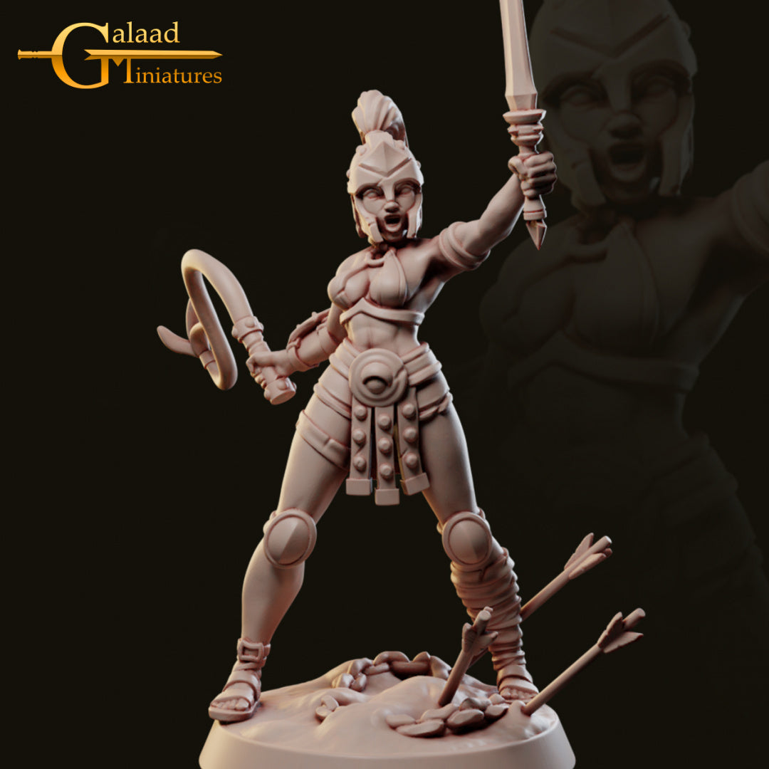 Arena Charriot Pilot: 3D Resin Printed DnD (D&D) Pathfinder Miniatures