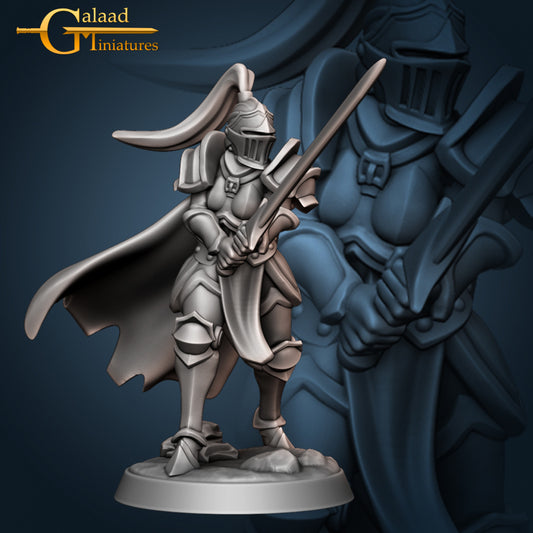 Knight Female 2 Handed: For D&D Campaigns & Tabletop Games