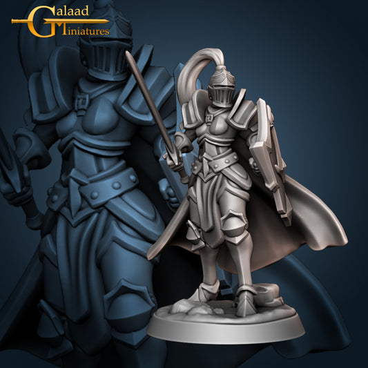 Knight Female Shield: For D&D Campaigns & Tabletop Games