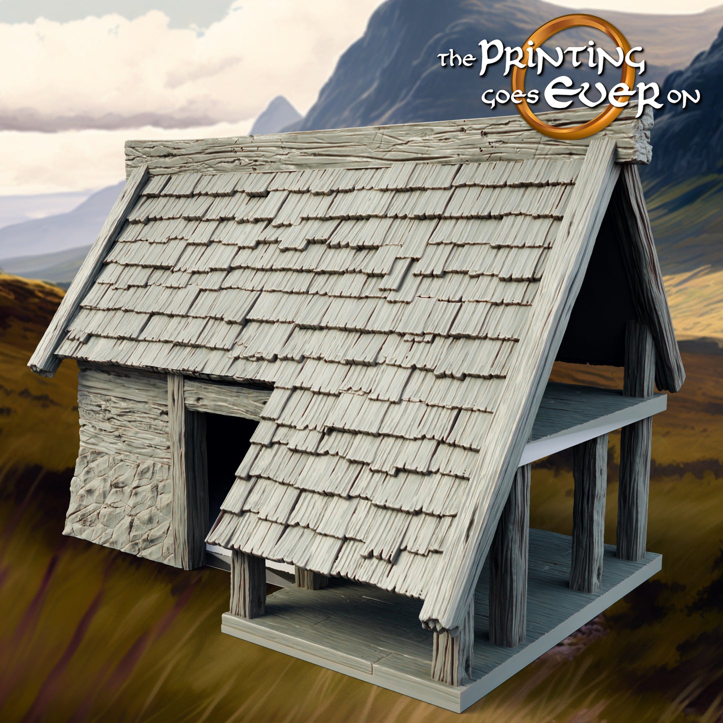 Farmstead Cottage B For D&D Campaigns & Tabletop Games