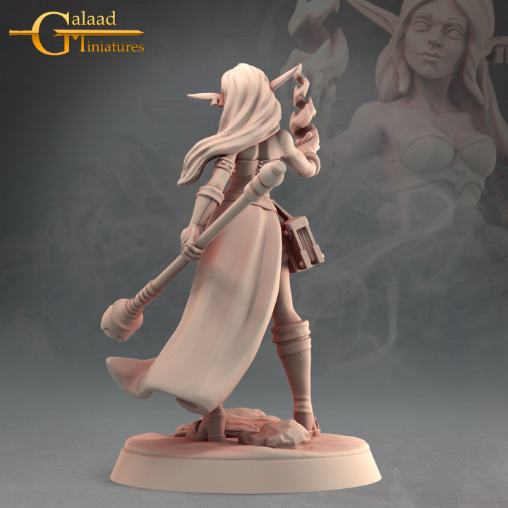 Wizard (Female) - Resin Miniature - DnD Miniatures - Dungeons & Dragons  Miniatures - Pathfinder Miniatures - RPG - Tabletop Miniatures