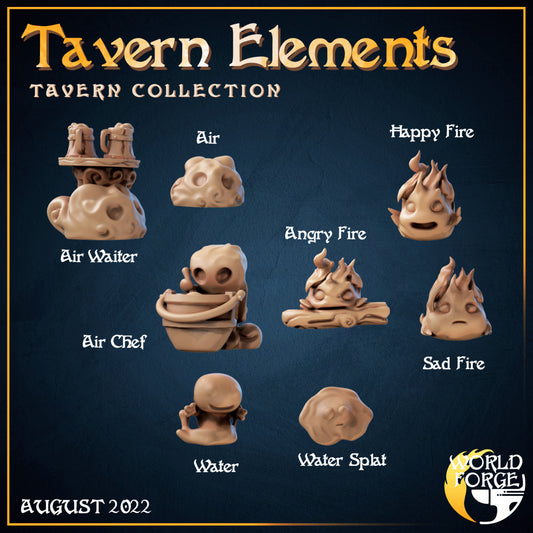 Arcane Dragon Tavern Elements 3D Resin Printed DnD (D&D) Pathfinder Miniatures