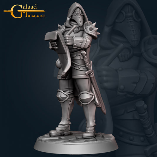 Enforcer -02: 3D Resin Printed DnD (D&D) Pathfinder Miniatures