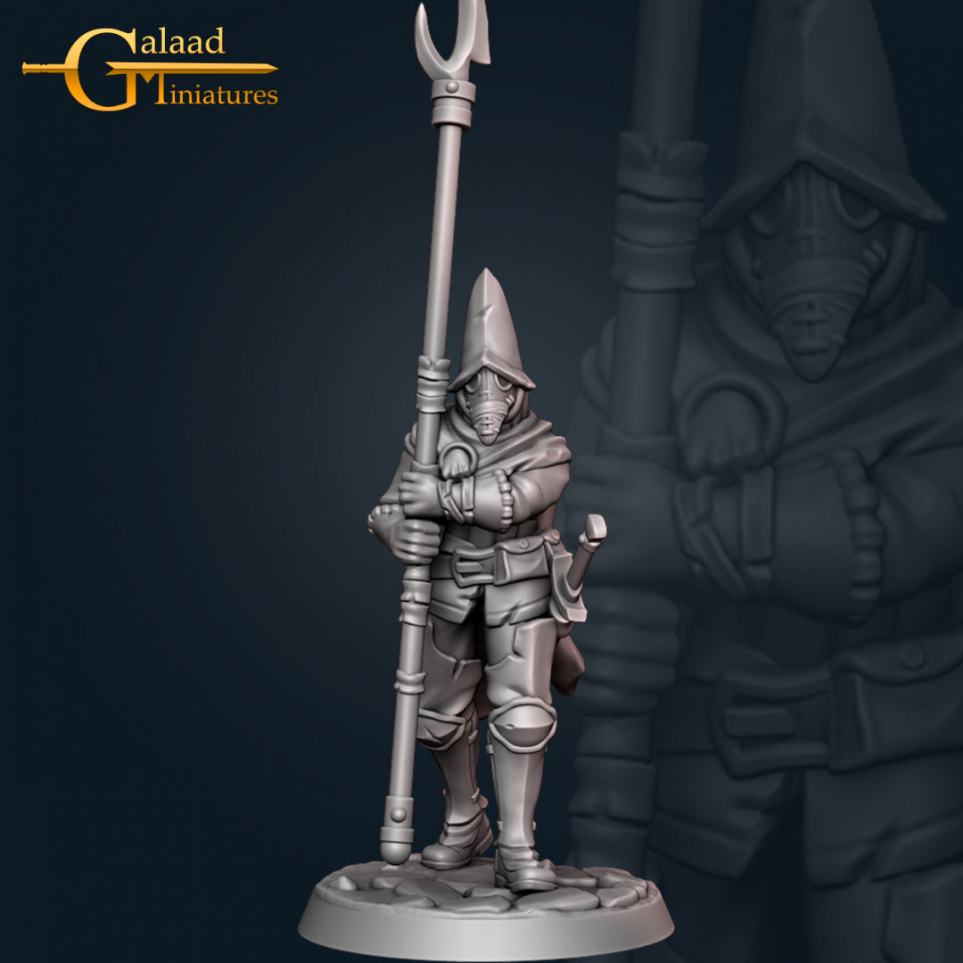 Enforcer -04: 3D Resin Printed DnD (D&D) Pathfinder Miniatures