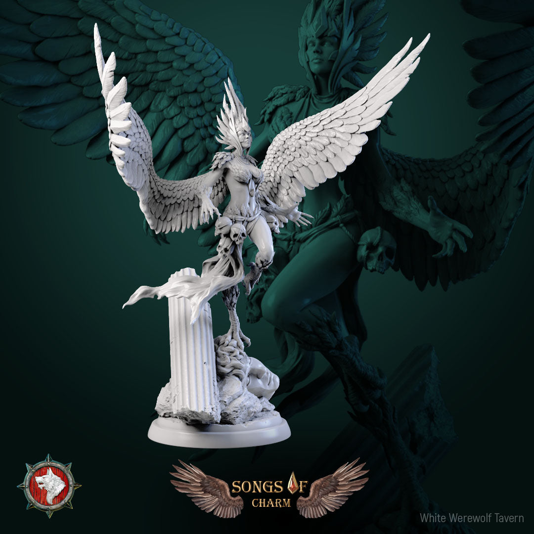 Harpy Queen Statue- For D&D Campaigns & Tabletop Games