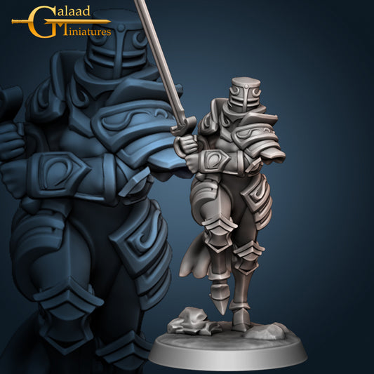 Female Knight Two Handed: For D&D Campaigns & Tabletop Games