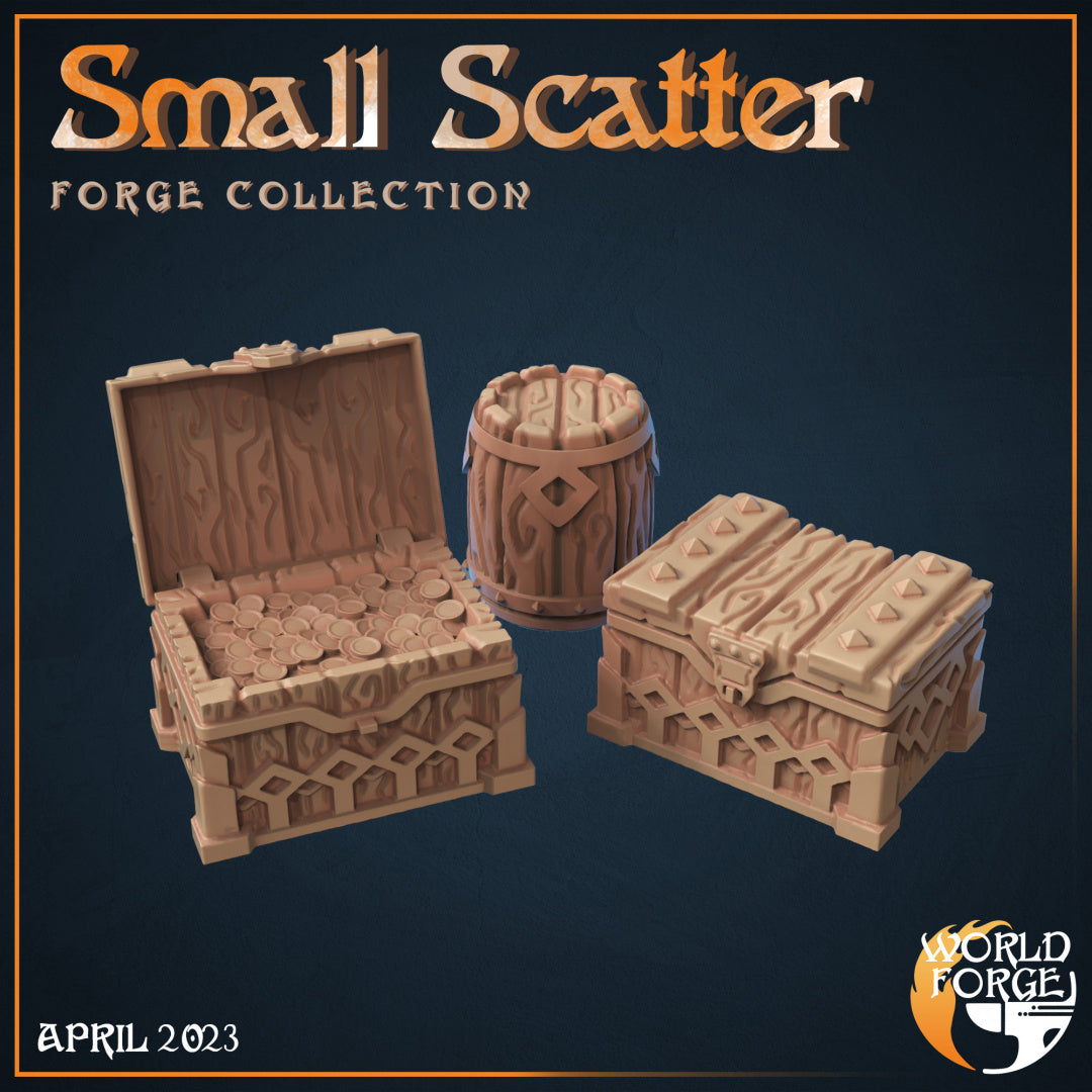 Dwarven Forge Small Forge Scatter 3D Resin Printed DnD (D&D) Pathfinder Miniatures