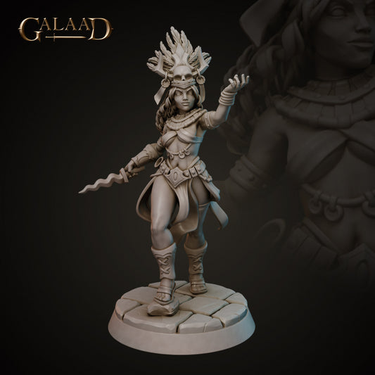 Aztec Sorceress - For D&D Campaigns & Tabletop Games