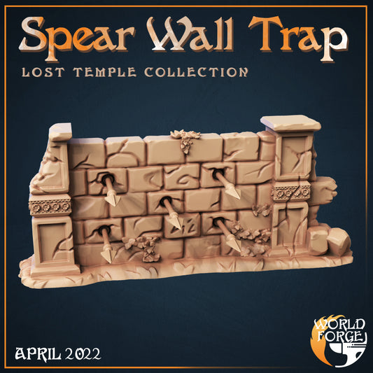 Lost Temple Ruins Spear Wall Trap 3D Resin Printed DnD (D&D) Pathfinder Miniatures