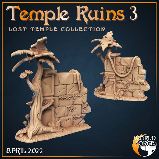 Lost Temple Ruins - Ruins 3 3D Resin Printed DnD (D&D) Pathfinder Miniatures